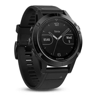 GPS-watch Garmin fēnix 5 Sapphire - Black with black band