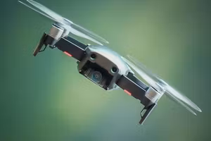 Drone in high-speed flight